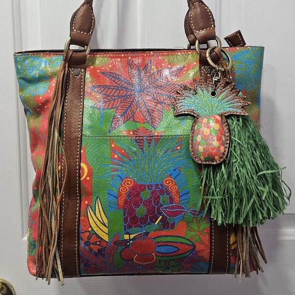 Patricia Nash Rena Tropical Summer Festival Tote - EUC - Picture 3 of 16